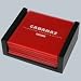 Cabanaz 6 Untersetzer aus Glas Farbe rot f�r Gl�sser