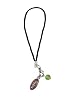 Cell Phone Charm - C37 - Peace Tag and Bead
