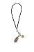 Cell Phone Charm - C37 - Peace Tag and Bead