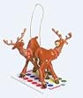 Reindeer Games Twister Christmas Ornament by Basic Fun