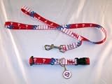 Philadelphia Phillies Dog Collar, Leash & ID Tag - Small
