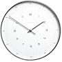 Max Bill Modern Wall Clock with Numbers 11.8"