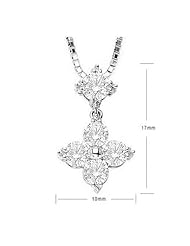 Dazzling - Diamond And 18K White Gold Pendant