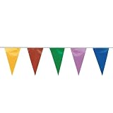 Wimpelkette, Folie 20 m  bunt  wetterfest