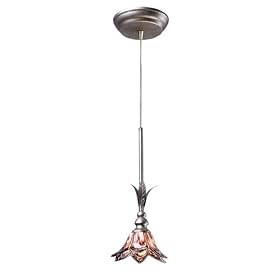 ELK Lighting - 10100/1FDW - Balini 1 Light Fudge Swirl Pendant In Antique Silver