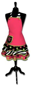 Zebra Monogram Apron - H