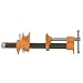 Pony 52, 1/2-Inch Pipe Clamp Fixture for 1/2-Inch Black Pipe