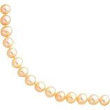 14K Gold 6.5mm Pink Strand 16
