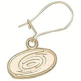 Carolina Hurricanes 14K Gold Dangle Earrings
