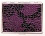 Outer Rebel Fashion Flasks & Smoking Accessories- Purple Croc Stainless Steel Cigarette/ID Case 100's Size