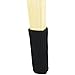 MelonBoat Chair Socks, Furniture Leg Feet Wood Floor Protectors Set, Vertical Knitted, Set of 16 Black