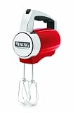 Viking Digital 9 Speed Hand Mixer, Red