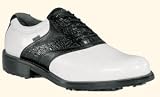 31Q L729qlL. SL160  Ecco World Class Saddle Golf Shoe White/Black   White/Black / 45