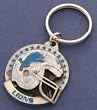 NFL Team Helmet Key Ring - Detroit Lions