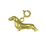 CleverEve's 14K Gold Pendant Dachshund Dog 1.6 - Gram(s)