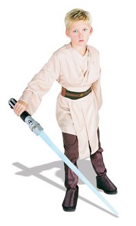 Childrens Toyshop  Toys : Star Wars Jedi Deluxe Child Halloween Costume (Small)