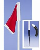 Produkt-Bild: Kipp-Eckfahne mit rot-wei&szlig;em F&auml;hnchen (St&uuml;ck)