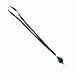 Advantus 36 Inch Lanyard with Retractable ID Reel and Split Ring, Black, 12 Lanyards/Pack (75547)