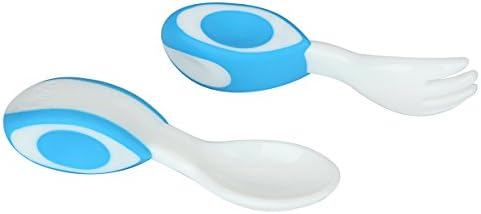 Ammul Mini Spoon and Fork Trainer Set- Blue