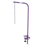 31Q YfZNJVL. SL160  Dog Grooming Arm with Aluminum Clamp Color: Purple