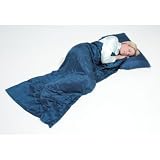 100% Silk Sleeping Bag Liner w/ Water-proof Pouch: Perfect for Traveling, Camping, Backpacking. Travel Sheet