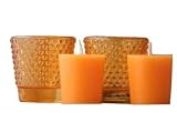 ArtisanStreet's Unscented Beeswax Votives. Rich Golden Candles Burn Up To 15 Hours. Box Of 16 Votive Candles. Hand Crafted, Limited Edition.