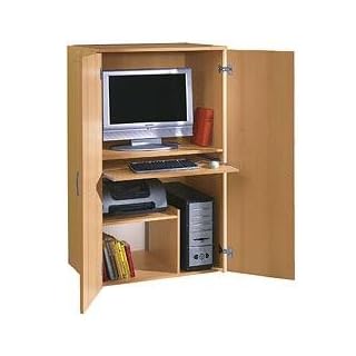 813: made in BRD - Büroschrank - PC Schrank - Computerschrank - Buche dek.