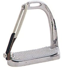 STA-BRITE SS Peacock Safety Stirrup w/Pad