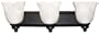 Yosemite Home Decor 92193VB Mahogany 24-Inch 3-Light Bathroom Vanity, Venetian Bronze