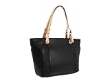 Michael Michael Kors Jet Set Top Zip Tote Handbag, Black