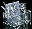 Clear Acrylic Plastic Flatware Carriers