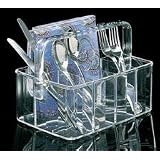 Clear Acrylic Plastic Flatware Carriers