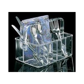 Buy Clear Acrylic Plastic Flatware Carriers by US Acrylic