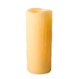 Enjoy Lighting 371705 BeesWax Drip Vanilla Scented Wax LED Pillar Candle, 3 Inch by 8 Inch 31Q wvw0k1L. SL160 Enjoy Lighting 371705 BeesWax Drip Vanilla Scented Wax LED Pillar Candle, 3 Inch by 8 Inch