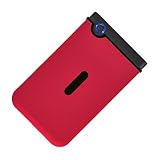 上海問屋セレクト 2.5インチ USB接続 外付けポータブルハードディスク 500GB (赤)