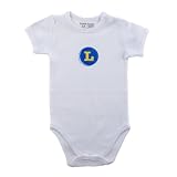 Hudson Baby Personalized Initial Bodysuit - L,... by Hudson Baby