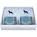 Double Gift Box with German Shepherd Black Soa...
