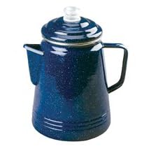 Coleman 14-Cup Coffee Enamelware Percolator (Blue)