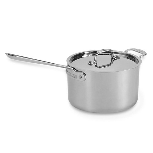 All-Clad Stainless-Steel Loop-Handle Sauce Pan