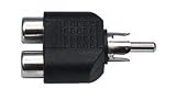 Phono plug to 2 x Phono Sockets