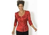 Bay Studio Career : Bay Studio Career Pleated Charmeuse Blouse BLACK X - Large Misses
