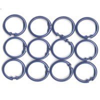 Homebasix12PcWhiteShowerCurtainO-RingSD-ORING-W