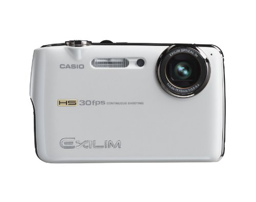 Casio EXILIM EX-FS10 WE Highspeed Digitalkamera (9 Megapixel, 3-fach opt. Zoom, 6,4 cm (2,5 Zoll) Display) weiss