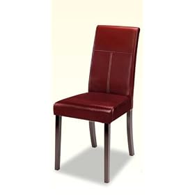 Set of 2 Bycast Vinyl Parson Dining Chairs by AtHomeMart