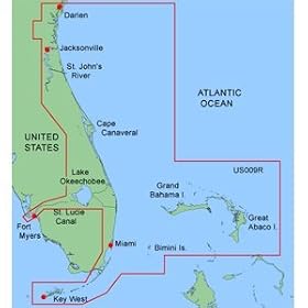 Garmin Charts 010-C0344-00 Bluechart XUS009R Jacksonville Key West - Micro SD Card