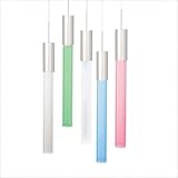 IMAGE OF Neutron Low Voltage Mini Pendant Color: Frosted, Lamp Color: Amber, Mounting: 2-Circuit Rail Track Pendant