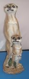 Meerkat & Pup Garden FigurinesIMAGE
