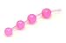 Pink Jelly Thai Anal Beads