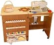 Arrow Model 98500 Compact and Versatile Cabinet with Convenient Air-Lift - Oak Finish