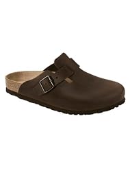 Birkenstock Boston , Unisex - Erwachsene Clogs & Pantoletten aus Fettleder
